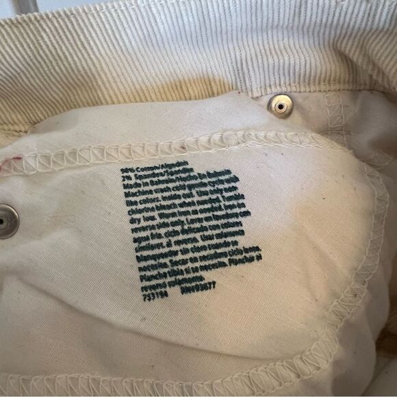 St. John’s Bay cream Corduroy pants 10 - Picture 6 of 11